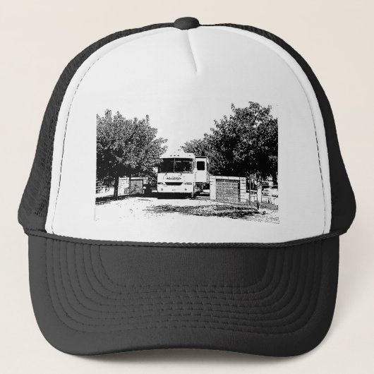 RV公園のMotorhome キャップ (正面)