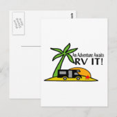 RV冒険 ポストカード (正面/裏面)