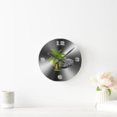 RV時間Tic目次時計 ラウンド壁時計 (ホーム)