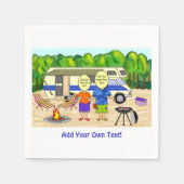 RV漫画 スタンダードカクテルナプキン (正面)