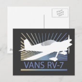 RV-7飛行機 ポストカード (正面/裏面)