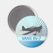 RV-7飛行機 マグネット (正面/裏面)