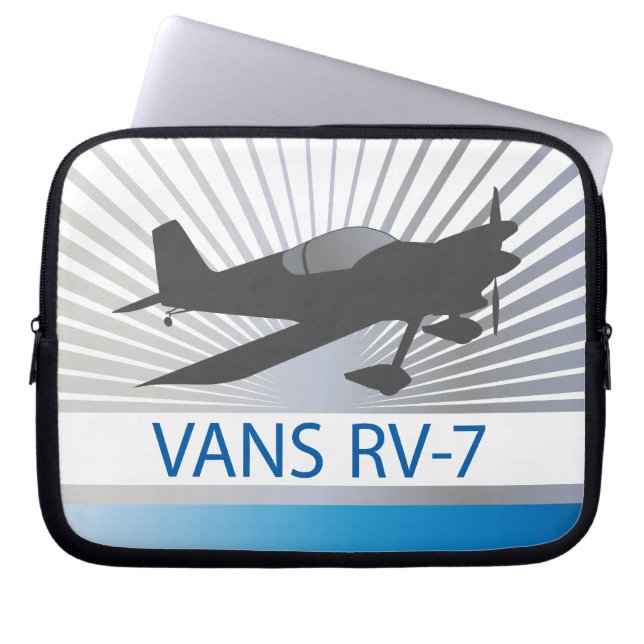 RV-7飛行機 ラップトップスリーブ (正面)