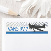 RV-7飛行機 ラベル (インサイチュ)