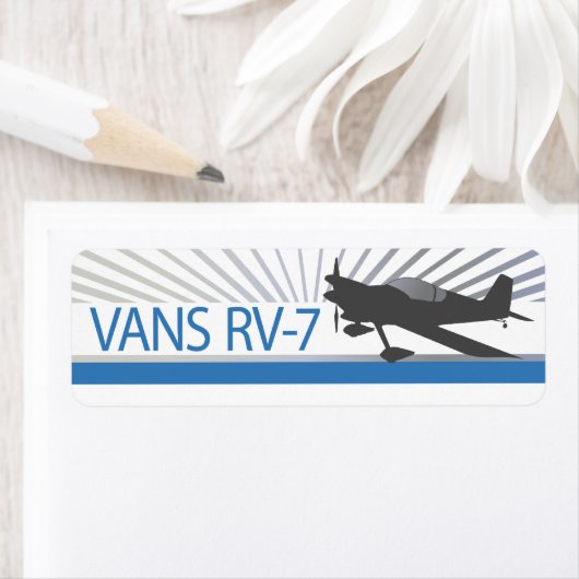 RV-7飛行機 ラベル (インサイチュ)