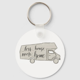 RV/Camper Keychainの小さい家、Handlettered キーホルダー