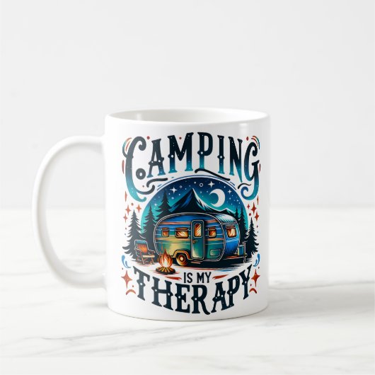 RV Camping Coffee Mug Wrap | Funny Camper Life Mug コーヒーマグカップ (左)