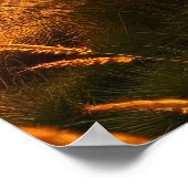 RV in a field ポスター (角)