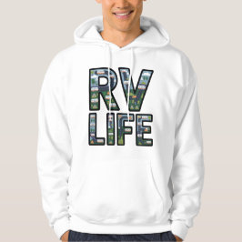 RV Life Adventure Camper Road Trip Typography パーカ