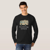 RV Motorhome GLAMPING QUEEN Tシャツ (正面フル)