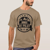 RV Pilot Funny Motorhome RV Travel  for Men Tシャツ (正面)