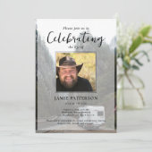 RV RVer Camper Celebration of Life, Funeral Photo 招待状 (スタンド正面)