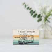  RV Van Life Card 名刺 (スタンド正面)