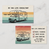  RV Van Life Card 名刺 (正面/裏面)