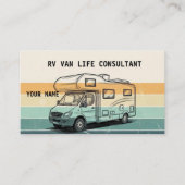 RV Van Life Card 名刺 (正面)