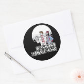 rvaゾンビウォークステッカー ラウンドシール (封筒)