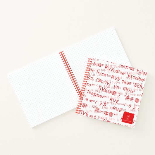 RVEは次のように言書う: "A Book" Square Journal ノートブック (内部)