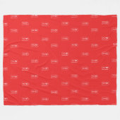 RVE倉庫ディストリクトシェルパ フリースブランケット (正面(横))