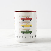 RVingモーターホームトラックキャンプラスタ ツートーンマグカップ (中央)