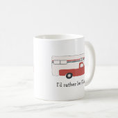 RVingヴィンテージトラックのキャンパーRVカスタムになる コーヒーマグカップ (正面右)