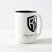 RWの写真撮影の黒15ozのツートーンマグの倍のプリント ツートーンマグカップ (正面右)