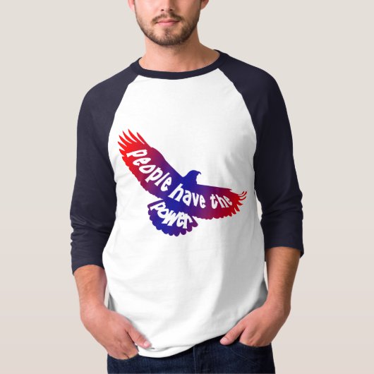 RW&Bの人々力の~の急上昇したワシ Tシャツ (正面)