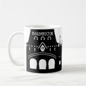 RW Station in Vladivostok コーヒーマグカップ (左)