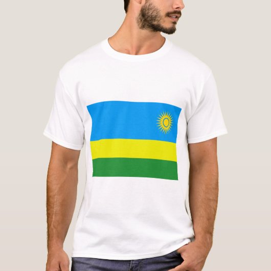rwanda flag tシャツ (正面)