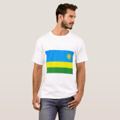 rwanda flag tシャツ (正面フル)