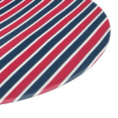 RWBベースボールコーストライプドの1ラウンド切削ボード カッティングボード (角)