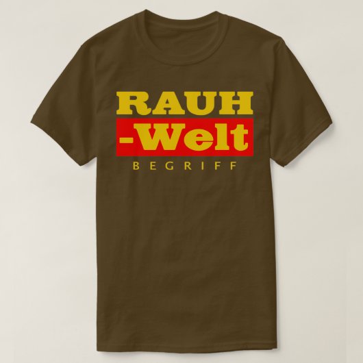 RWB金ゴールド Tシャツ (デザイン正面)