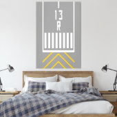 RWY Threshold 13R キャンバスプリント (インサイチュ (寝室))