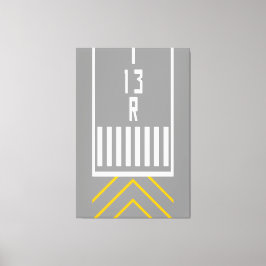 RWY Threshold 13R キャンバスプリント