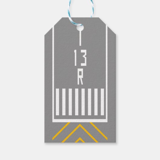 RWY Threshold 13R ギフトタグ (正面)