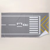 RWY Threshold 13R ビーチタオル (正面)