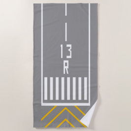 RWY Threshold 13R ビーチタオル