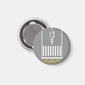 RWY Threshold 13R マグネット (正面/裏面)