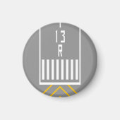 RWY Threshold 13R マグネット (正面)