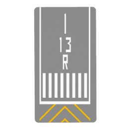 RWY Threshold 13R ラベル