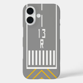 RWY Threshold 13R iPhone 16ケース