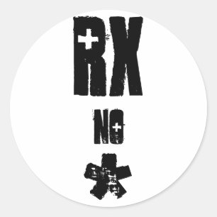 Rxいいえ* ラウンドシール