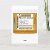 RXのおもしろい幸福の処方 カード (裏面)