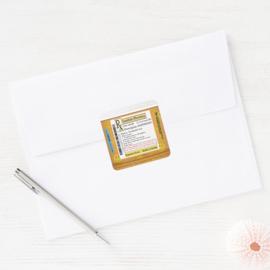RXのおもしろい幸福の処方 スクエアシール (封筒)