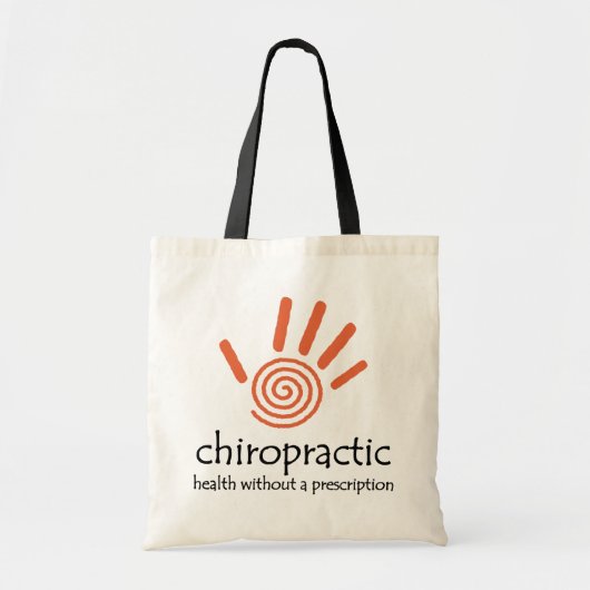 RxのトートバックのないChiroの健康 トートバッグ (正面)