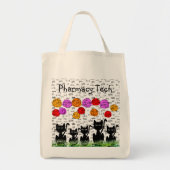 Rxの略語と猫と薬局の技術 トートバッグ (正面)