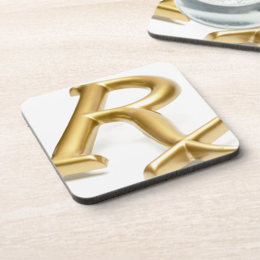 Rxの薬剤の印 コースター (左側)