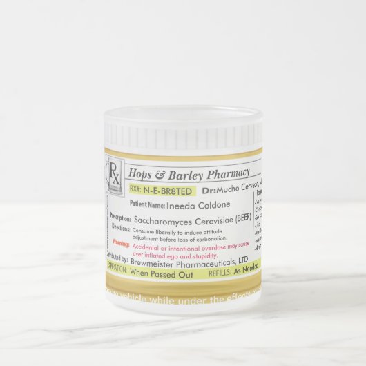 RXの規定のビールのジョッキCustomizeAbles フロストグラスマグカップ (中央)