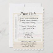 RXハピネおもしろいス処方箋 招待状 (正面)