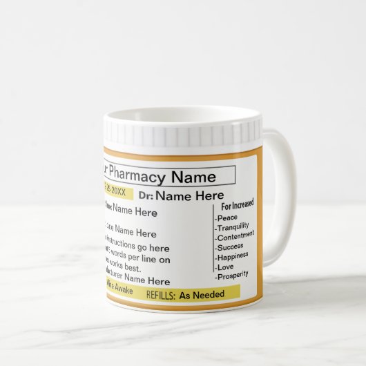 RXマグ – 独自の作成 コーヒーマグカップ (正面右)