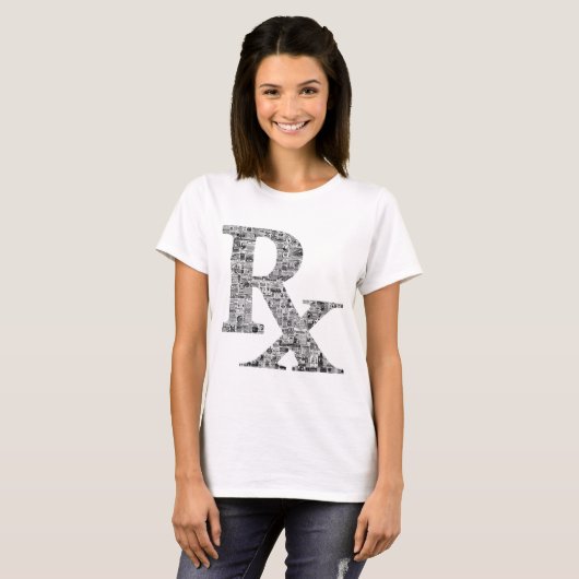 Rxユニーク薬局 Tシャツ (正面フル)